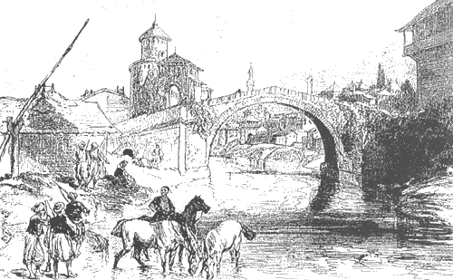 Crte Starog mosta objavljen u 'Illustrierte Zeitungen', Leipzig, 25.09.1875.