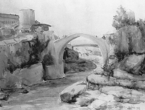 Карло Афан де Ривера: Стари мост, 1958.