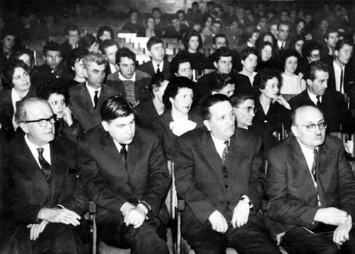 S lijeva: Gustav Krklec, Ahmet Hromadzhic', Safet Burina i Shukrija Pandzho